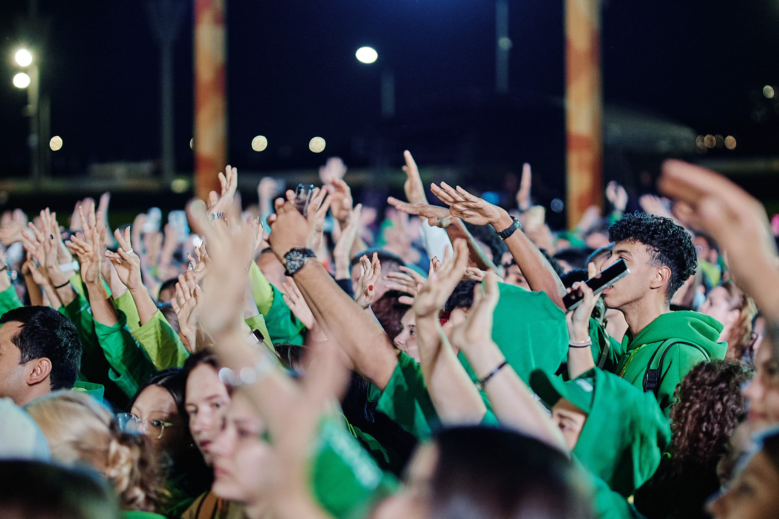 Nizhny Novgorod Ilivyozizima Ufunguzi wa World Youth Festival Assembly