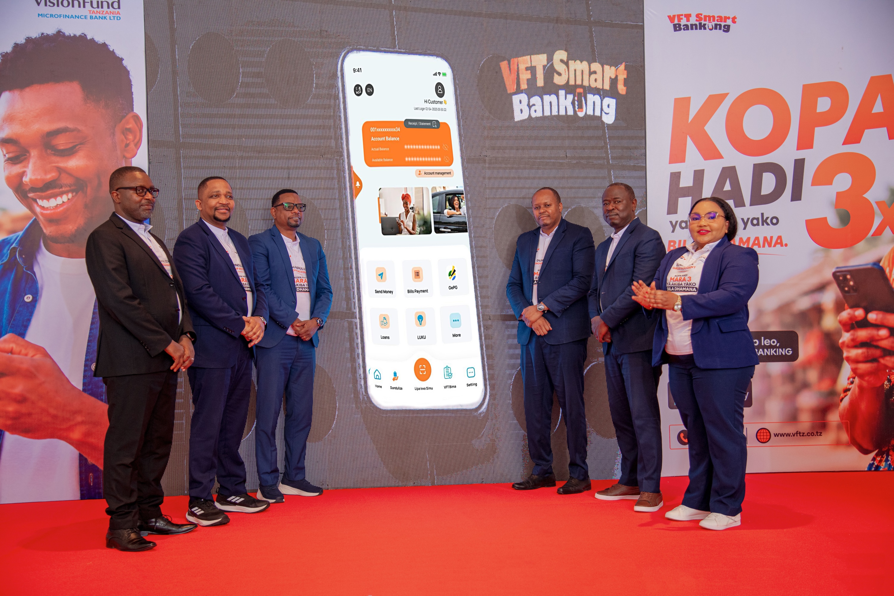 VISIONFUND TANZANIA MICROFINANCE BANK (VFT) YAZINDUA RASMI  “SMART BANKING”